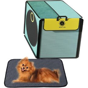 Pet Drying Box Portable Foldable Pet Dry Room Pet Hair Dryer Clean Grooming House Dryer Cage for Dog Cat, Drying Box Bag Soft-Sided PTravel Carrier for Small to Medium (Drying Box)