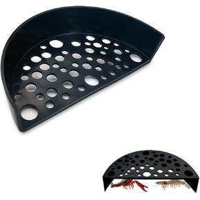 WishLotus Shrimp Hides for Aquarium, Shrimp Cave with Holes, Shrimp Hide for Aquarium Fish Tanks Shrimp Ponds Breeding Tanks, Hideout for Shrimp & Small Aquarium Fish (Black)