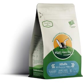 All Natural Alfalfa Pellets for Small Pets - 12 oz - Nutrient-Rich Blend