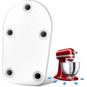 حصيرة منزلق للخلاط لخلاط حامل KitchenAid 4.5-5 QT، صينية منزلقة من الأكريليك الشفاف، حصيرة منزلق لخلاط المطبخ، ملحق الآيس كريم، ملحقات خلاط KitchenAid in Saudi Arabia