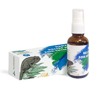 Reptile Wound Care Spray, Lizard & Snake Skin Repair, Relief Support for Reptile Skin Issues, Sores, Shedding, Scale Rot 1 fl oz