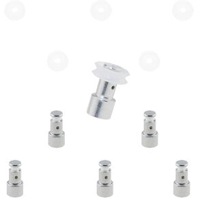 6PCS Replacement Float Valve Universal Replacement Float for Pressure Cookers Electric Pressure Cooker Float Valve Kit Float Stem and Rubber Cushion Fits Most Models of Power Pressure Cooker
