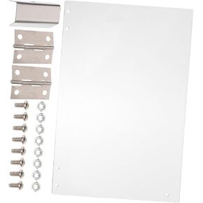 Ciieeo Protective Baffle Automatic Popcorn Machine Baffle Clear Panel Household Popcorn Maker Panel Popcorn Machine Door Panel Popcorn Machine Panel Accessories White Commercial Pvc