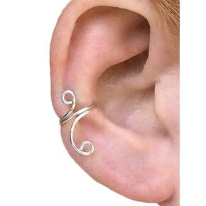 Non Pierced Ear cuffs Silver Cuff, Conch Earring, No Piercing Earrings, Ear jewelry, Non-Pierced Earrings for Women