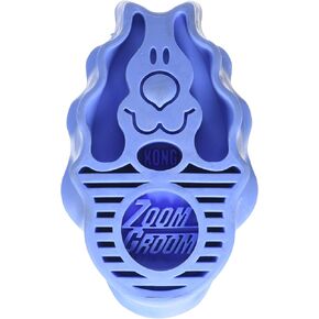 KONG Zoom Groom Dog Grooming Brush, Boysenberry