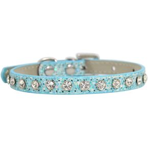 Rhinestone Cat Collar - Bling Adjustable Pet Collar for Cats and Dogs, White