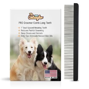Professional Comb Dual-Spaced with Extra-Long silky smooth teeth