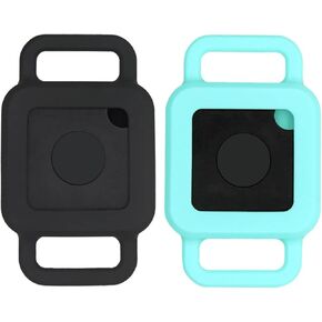 [2 Pack] Dog Cat Party Supplies Compatible for Tile Pro,Tile Case for Tile Pro Tracking,Anti-Loss Cat Collar Attachment,Silicone Collars Cover for Tile GPS Tracker Finder