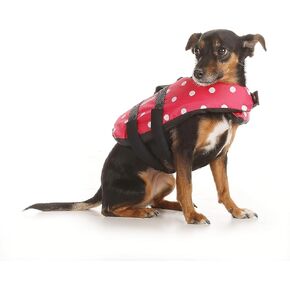 Seachoice Dog Life Vest, Adjustable Life Jacket for Dogs, w/Grab Handle, Yellow, Size Large, 50-90 Lbs.