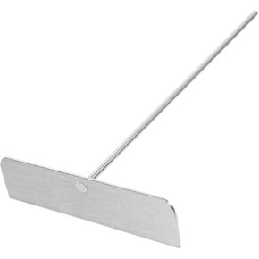 Crepe Spreader Pancake Maker Pancake Rake Pastry Tools Crepe Spreading Tools Crepe Scraping Tool 304 Stainless Steel Silver Cream Cake Crepe Maker Crepe Pan