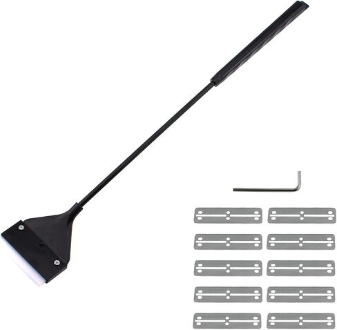 Scraper for Glass Aquariums 1Set 420mm/16.15inch Aquarium Scrapers with 10pcs Replaceable Blades, Fish Tank Tool in Saudi Arabia
