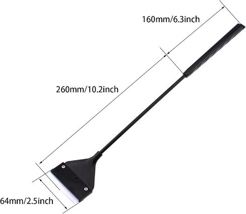 Scraper for Glass Aquariums 1Set 420mm/16.15inch Aquarium Scrapers with 10pcs Replaceable Blades, Fish Tank Tool in Saudi Arabia