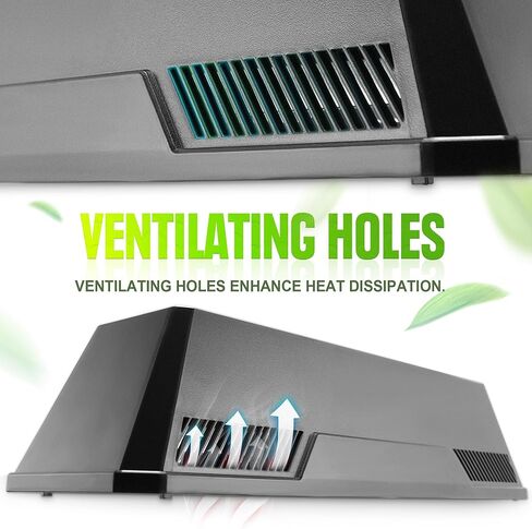 Reptile Terrarium Hood Light Fixture, Dual Lamp Paludrium Hood with Independent On/Off for Reptile Glass Terrariums Suitable UVB UVA Bulb (Bulbs Not Included) in Kuwait