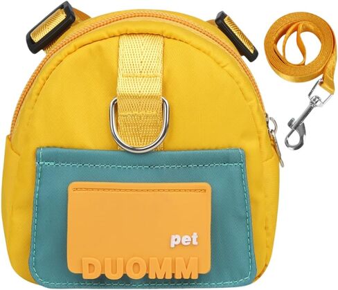 Cute and Functional Pet Outing Backpack with Adjustable Width and Water-Resistant Fabric. (Blue, Medium) in Saudi Arabia