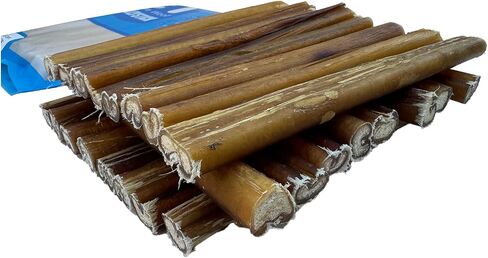 Bully Sticks for Dogs, Thick Size (6", 8Pcs) Rawhide Free Dog Chews Long Lasting Non-Splintering Pizzle Sticks - Low Odor Bully Sticks for Small Medium Large Dogs(8-32Pack Selectable) in Saudi Arabia