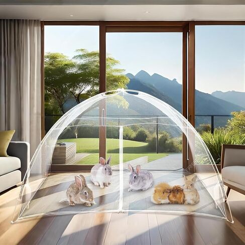 78 × 39 بوصة حظيرة دجاج محمولة، جدران شبكية كبيرة، خيمة دجاج قابلة للتنفس، روضة دجاج، قفص دجاج للحيوانات الأليفة للدواجن والأرنب in Kuwait