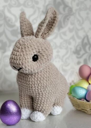 Plush Bunny Toy, Child's First Gift (Beige) in Saudi Arabia