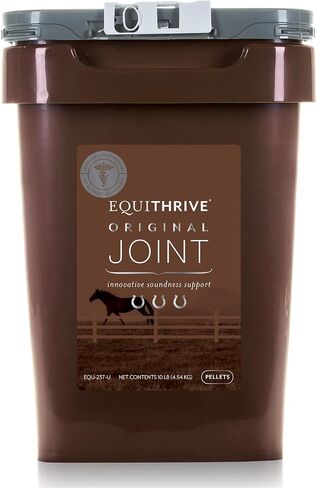 Equithrive Original Joint Supplement Pellets with Resveratrol and Hyaluronic Acid for Horses in Training and Competition and Senior Horses, 1.65 lbs in Saudi Arabia