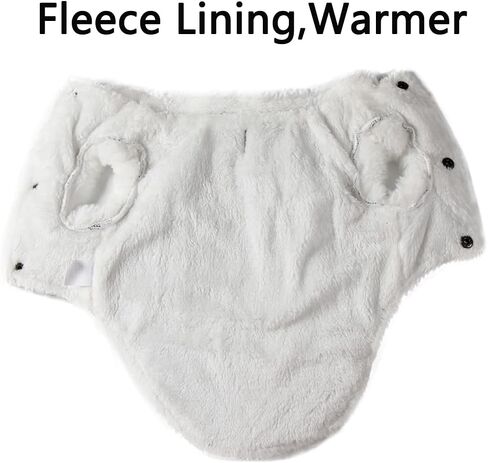 Vecomfy Shawl Dog Coat for Small Dogs Fleece Lining Warm Dog Jackets for Winter Pink M in Kuwait