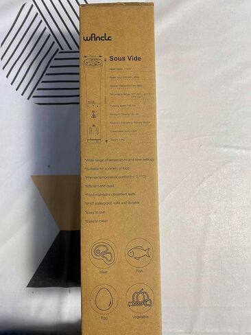 Sous Vide, Wancle Sous Vide Cooker 1100W IPX7 Waterproof Thermal Immersion Circulator With Reservation Function, Easy to store in Saudi Arabia