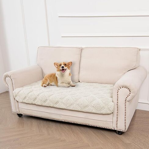Ameritex Dog Couch Cover Pet Blanket Waterproof and Anti-Slip for Sofa Couch Sherpa Fleece Furniture Protector Cover for Small Medium Large Dogs Cats in Saudi Arabia