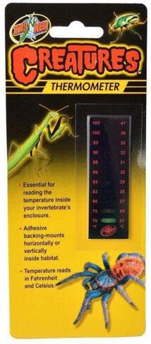 Zoo Med Creatures Thermometer, Black in Saudi Arabia