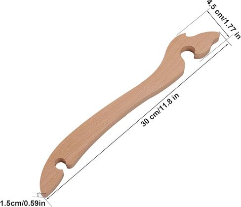 Wooden Oven Rack Puller, Practical Oven Puller Stick Oven Puller Pusher Tool for Toaster Oven Air Fryer Prevent Burns Baking Kitchen Appliances in Kuwait