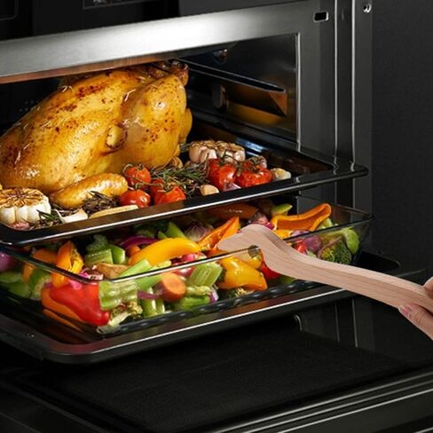 Wooden Oven Rack Puller, Practical Oven Puller Stick Oven Puller Pusher Tool for Toaster Oven Air Fryer Prevent Burns Baking Kitchen Appliances in Kuwait