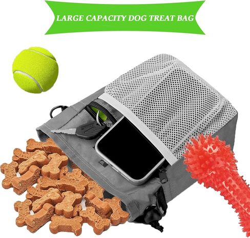 Dog Training Treat Pouch,Puppy Treat Bag,Treat Pouches for Pet Training-in Poop Bag Dispenser Including Collapsible Dog Bowl, Poop Bags in Kuwait