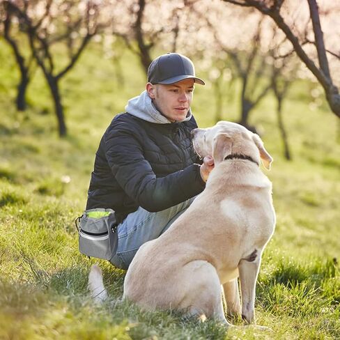 Dog Training Treat Pouch,Puppy Treat Bag,Treat Pouches for Pet Training-in Poop Bag Dispenser Including Collapsible Dog Bowl, Poop Bags in Kuwait