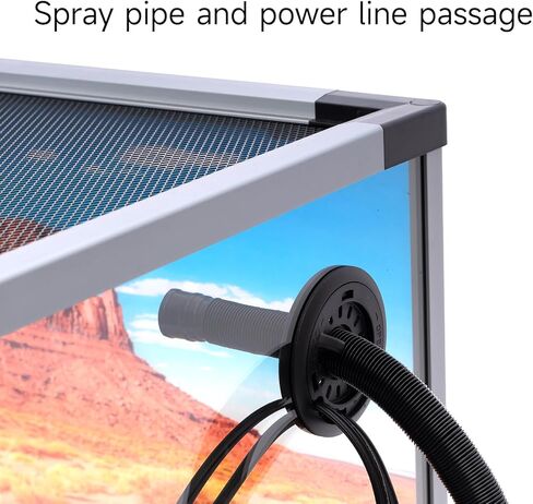 30 جالون خزان الزواحف الزجاجي تررم الزواحف، خزان التنين الملتحي مع التهوية العلوية، حاوية خزان الثعبان للسانكس، التنين الملتحي، أبو بريص الفهد 31''x15''x13'' in Kuwait