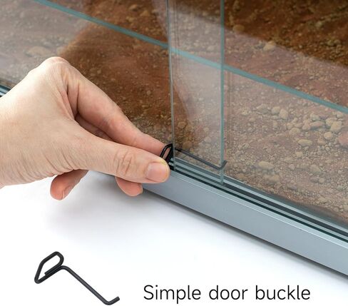 30 جالون خزان الزواحف الزجاجي تررم الزواحف، خزان التنين الملتحي مع التهوية العلوية، حاوية خزان الثعبان للسانكس، التنين الملتحي، أبو بريص الفهد 31''x15''x13'' in Kuwait