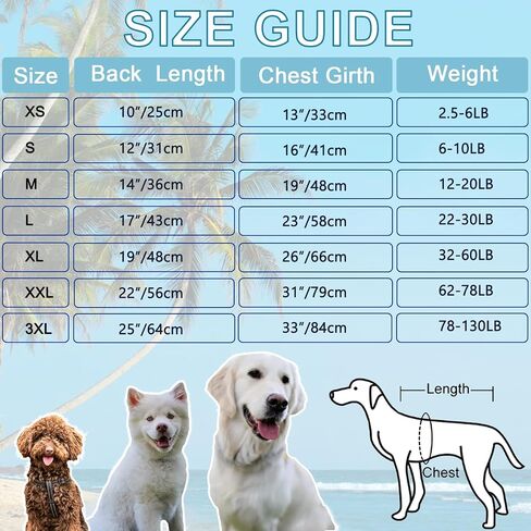 Dog Hawaiian Shirts,Wettable Water, Instant Cooling, Air-mesh Fabric Dog UV Shirt,Dog Cooling Shirts,Quick Dry Sun T-Shirt for Small Medium Large Dog Breed,Girl Boy Dogs Outfit,2Pack. in Kuwait