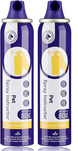 Spray Dog Corrector Trainer 80ml 2 Pack Corrector Spray for Dogs to Stops Barking, Food Stealing, Attacks & Unwanted Dog Behaviour, Safe Humane Effective in Saudi Arabia