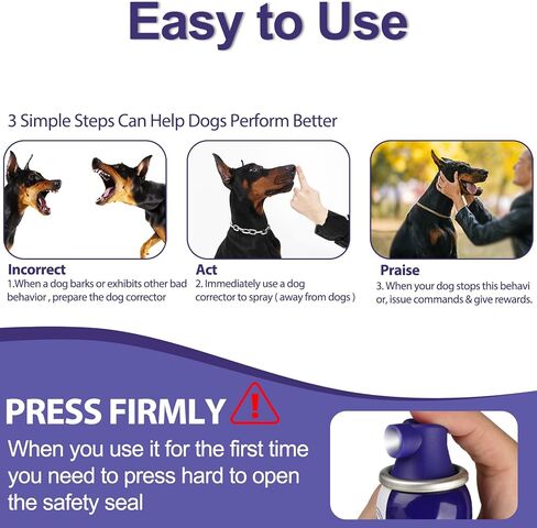 Spray Dog Corrector Trainer 80ml 2 Pack Corrector Spray for Dogs to Stops Barking, Food Stealing, Attacks & Unwanted Dog Behaviour, Safe Humane Effective in Saudi Arabia