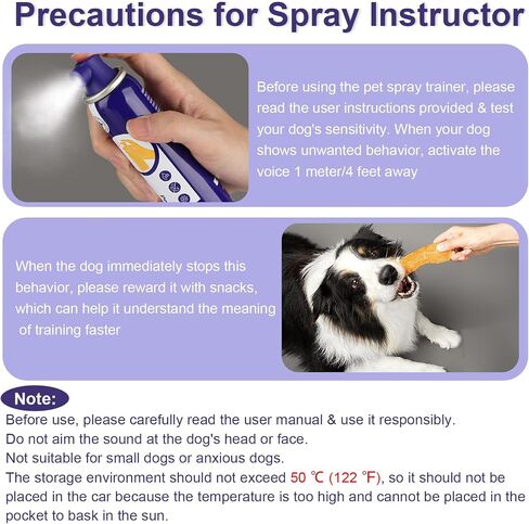 Spray Dog Corrector Trainer 80ml 2 Pack Corrector Spray for Dogs to Stops Barking, Food Stealing, Attacks & Unwanted Dog Behaviour, Safe Humane Effective in Saudi Arabia
