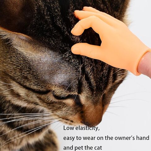 Tiny Hands,Cat Interactive Small Fingers,High Elasticity Hands for Cats,Mini Hands for Cats,Funny Toys. (High Elasticity-7PCS) in Saudi Arabia