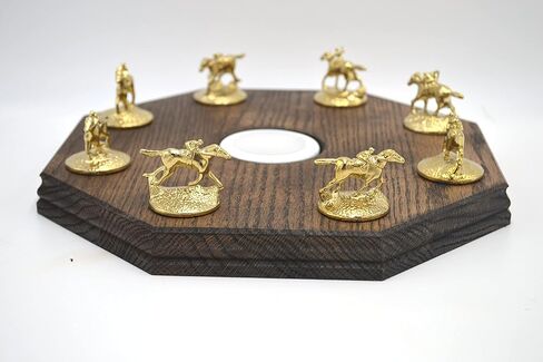 Blanton's Bourbon Horse Cork Stopper Display With Light Solid Oak (Walnut) in Saudi Arabia