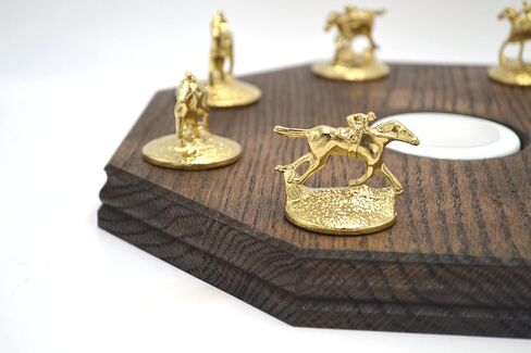 Blanton's Bourbon Horse Cork Stopper Display With Light Solid Oak (Walnut) in Saudi Arabia
