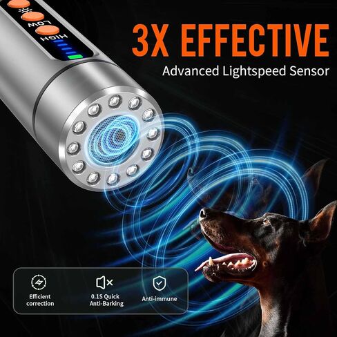 2024 New Dog Barking Control Devices - Stops Bad Behavior,Anti Barking Devices Ultrasonic Dog Indoor&Outdoor,No No need yell or swat- Rechargeable Bark Deterrent Device with LED Flashlights.(Green in Saudi Arabia