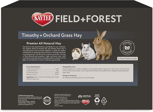 Kaytee Field+Forest Timothy+Orchard Grass Hay 40 Ounces in Saudi Arabia