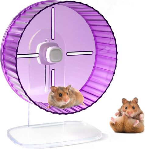 Hamster Wheel, 8.3inch Silent Hamster Wheel, Adjustable Height Turtle Wheel Turtle Tank Accessories, Dwarf Hamster Wheel, Hedgehog Wheel, Gerbil Wheel, Small Pet Exercise Wheels in Saudi Arabia