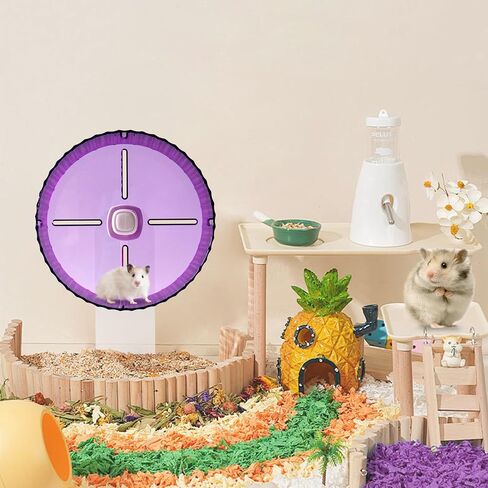 Hamster Wheel, 8.3inch Silent Hamster Wheel, Adjustable Height Turtle Wheel Turtle Tank Accessories, Dwarf Hamster Wheel, Hedgehog Wheel, Gerbil Wheel, Small Pet Exercise Wheels in Saudi Arabia