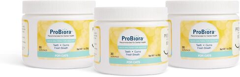 Probiora for Cats | Oral Care Probiotic Supplement | Pet Probiotics to Reduce Bad Breath | Cat Nutritional Supplement for Dental Health | 30 Servings (Jar) (30 Serving (Pack of 1), Jar) in Saudi Arabia
