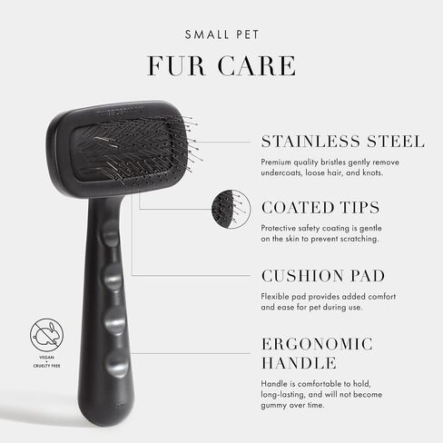 Tweezerman Dog and Cat Slicker Brush for Large Pets, Grooming Brush with Coated Bristles to Prevent Scratching and Ergonomic Handle in Saudi Arabia