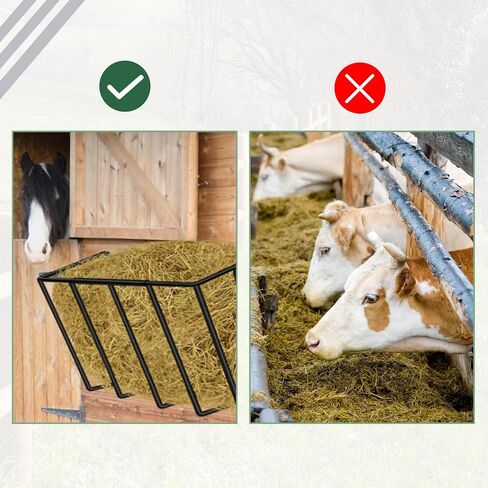 Goat and Horse Hay Feeder 31.5 x 15.5 x 22.5 in,24 Gallon Capacity Hay Feeder Goat Feeders Hanging in Saudi Arabia