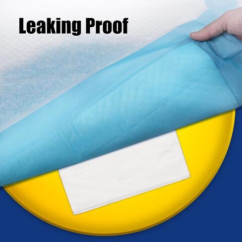 وسادات تبول للكلاب مقاس XL مقاس 28 بوصة × 34 بوصة، 30 قطعة من وسادات الجراء السميكة مقاس XL، وسادات تبول الكلاب فائقة الامتصاص، وسادات تدريب الكلاب للاستعمال مرة واحدة للكلاب والقطط والأرانب، وسادات نونية الحيوانات الأليفة المقاومة للتسرب (30 قطعة) in Kuwait
