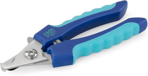 Good Scout Small Pet Nail Clippers, Best Dog Nail Trimmers & Cat Nail Trimmers, Non-Slip Handle Canine Nail Clippers with Stainless Steel Strong Blades for Quick & Easy Nail Trimming, 4.9-Inch in Saudi Arabia