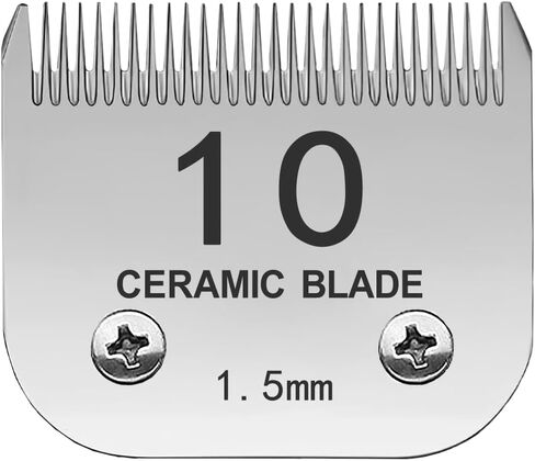 7FC Blade Dog Grooming Clipper Replacement Blades Compatible with Andis Dog Clippers,Most A5, Wahl KM Series Clippers,Detachable Ceramic Blade,Size-7FC, 1/8-Inch Cut Length (3.2mm) Silver in Saudi Arabia