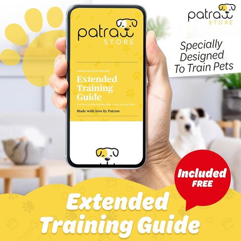 Patraw Rechargeable Dog Buttons Talk – Dog Buttons for Communication – 4-Pcs Recordable Button Set – Voice Recording Button Set – Cat and Dog Speaking Buttons for Training in Saudi Arabia